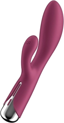 Вибратор-кролик с функцией вращения Satisfyer Spinning Rabbit 1 красный